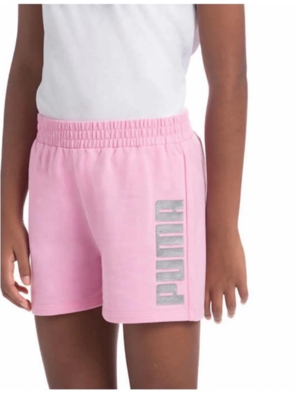 NWT PUMA Youth Girls 4-piece Set PINK WHITE GRAY - size M (10/12) casual active - Picture 10 of 10